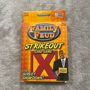Family fued strikeout card game NIB